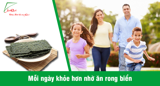 TÁC DỤNG CỦA RONG BIỂN SẤY KHÔ TRONG ẨM THỰC